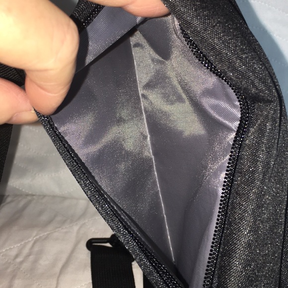 NWOT Black Sling Backpack For Women or Men - Picture 4 of 8